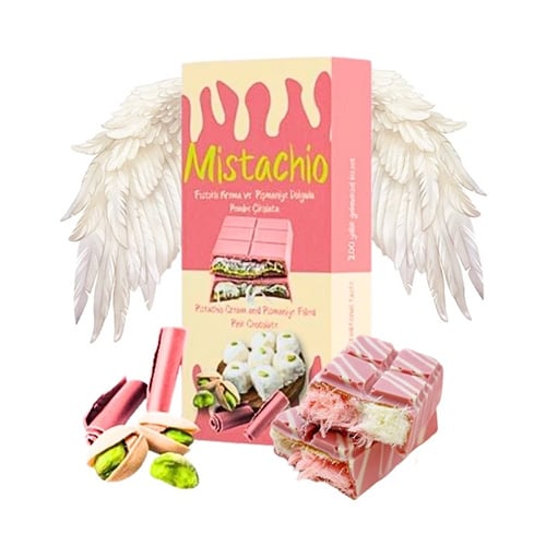 Mistachio Angel Hair with Dubai Pink Chocolate 80g
