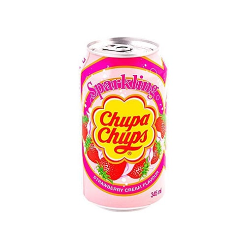 Chupa Chups sparkling Strawberry cream 345ml