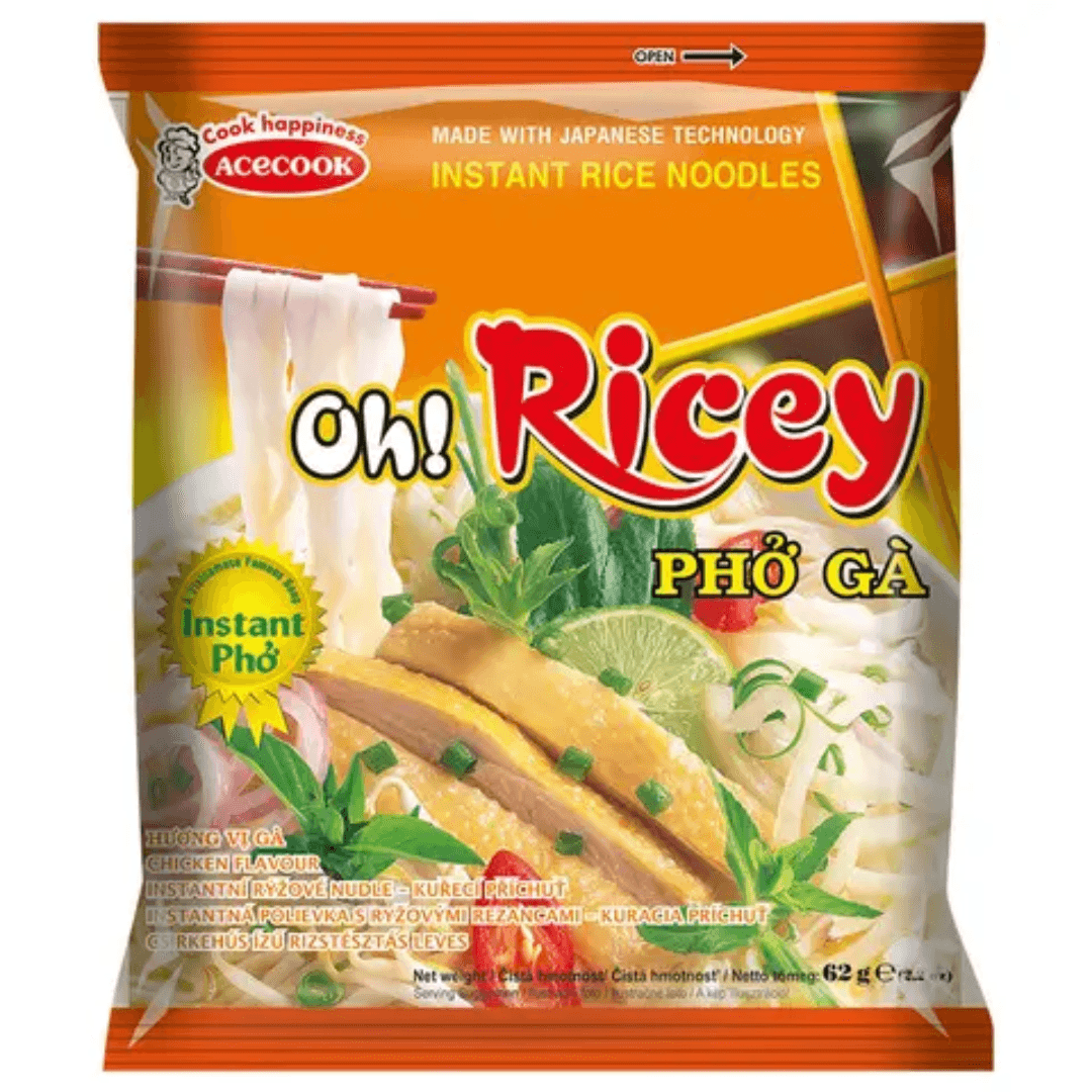 Oh Ricey Polévka rýžová instantní kuřecí Pho Ga 62g x 30