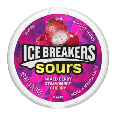 Ice Breakers Sours Mixed Berry 42gx8