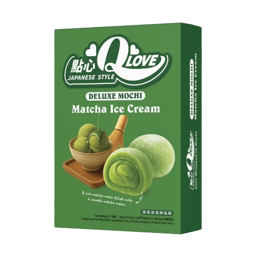 QLove Matcha Ice Cream Deluxe Mochi 168g