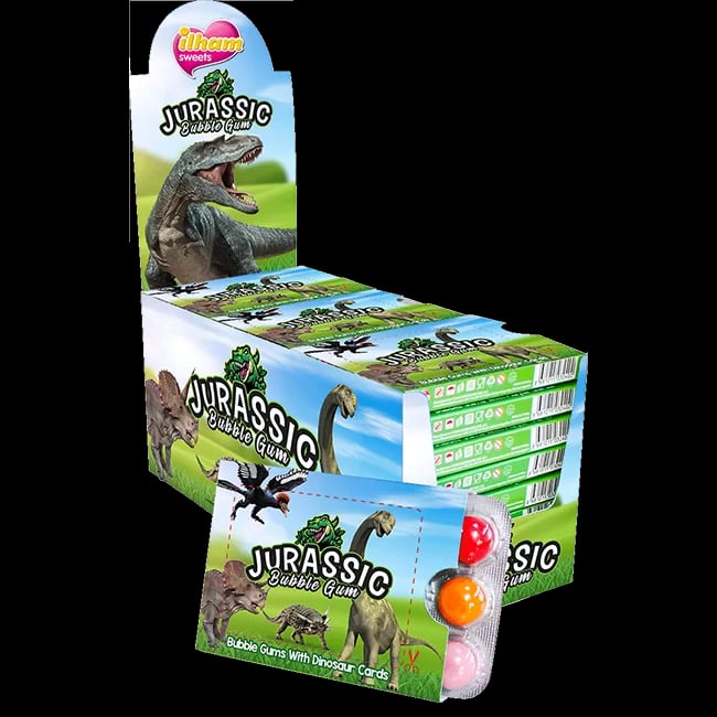 Jurassic Bubble Gum 20g x24