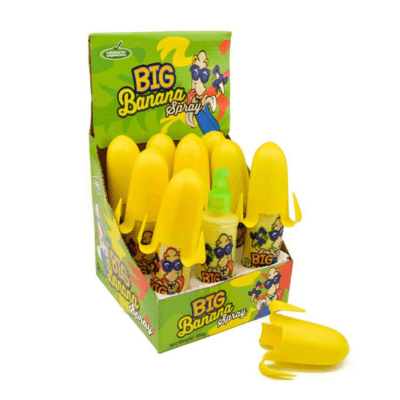P Big Banana Sprej 50ml × 9 – Sladký banánový sprej pro děti