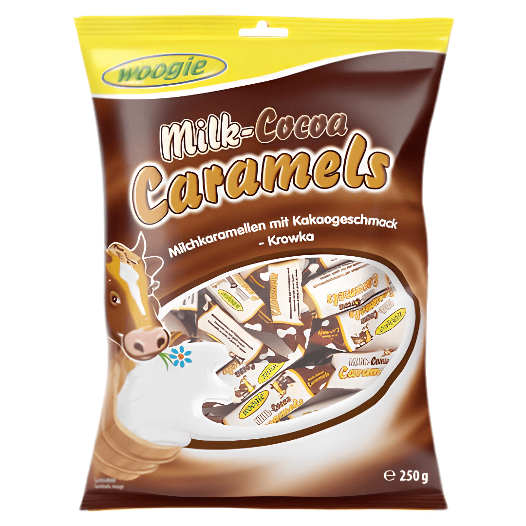 Woogie Caramels Cacao Candies 250g
