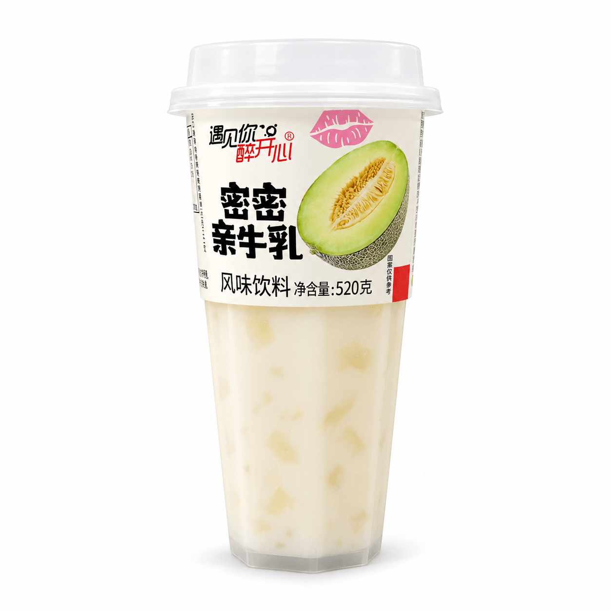 Weibao Melon Flavored Pearl Yogurt Drink 520ml