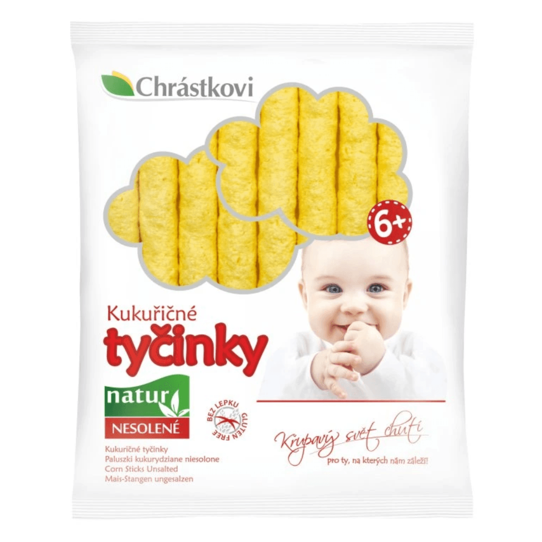 Chrástkovi Kukuřičné tyčinky pro děti bezlepkové 60g