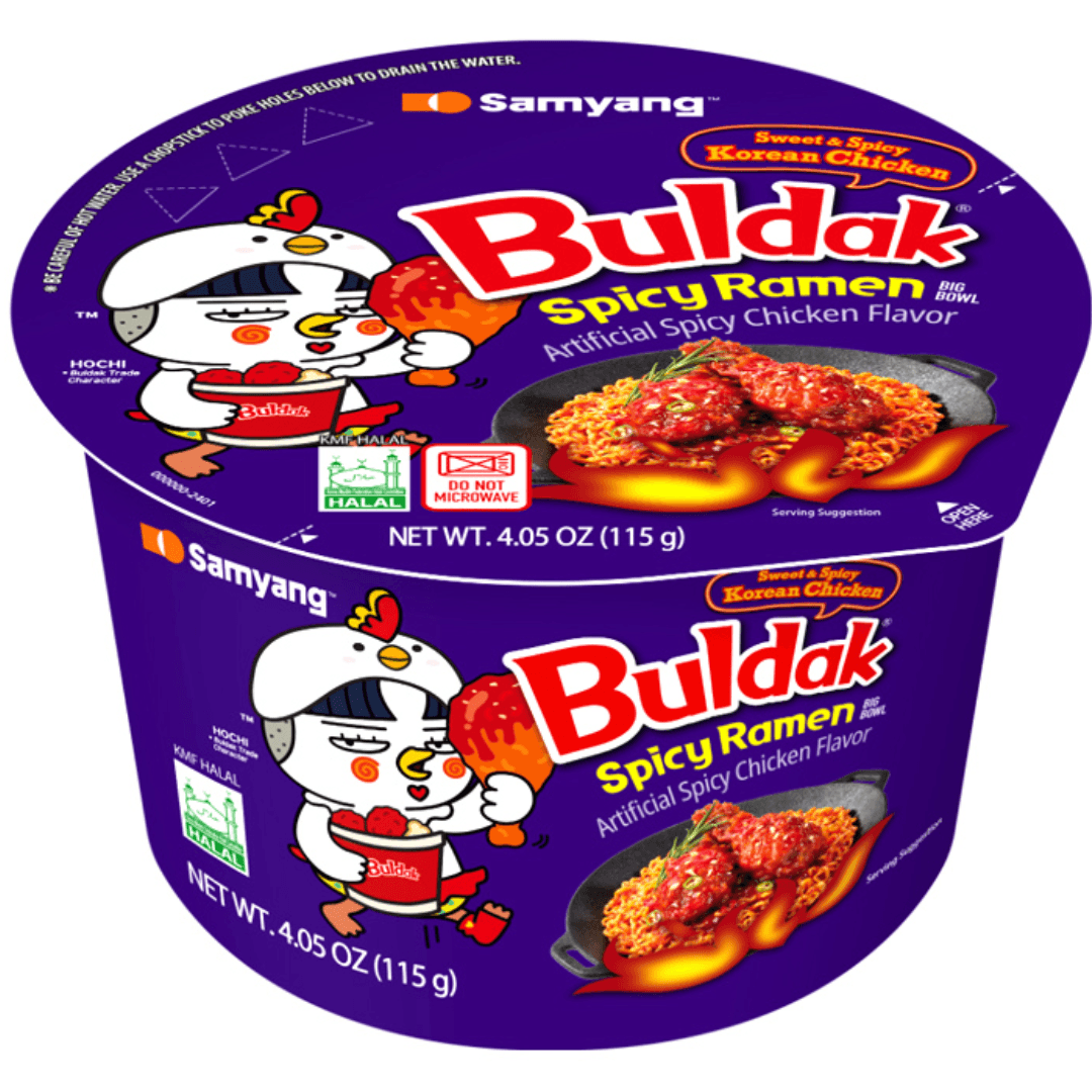Samyang Buldak Sweet & Spicy Bowl Korean Chicken Ramen 115g