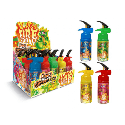 Jimmy Fox Fire Spray 50ml × 20 – Tekutá sladkost s intenzivní chutí ve spreji