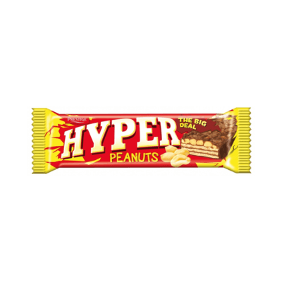 PR Hyper Peanut 56g x 25 ks – Arašídová tyčinka plná energie