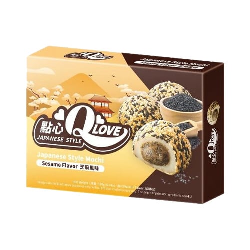 QLove Sesame Traditional Mochi 180g