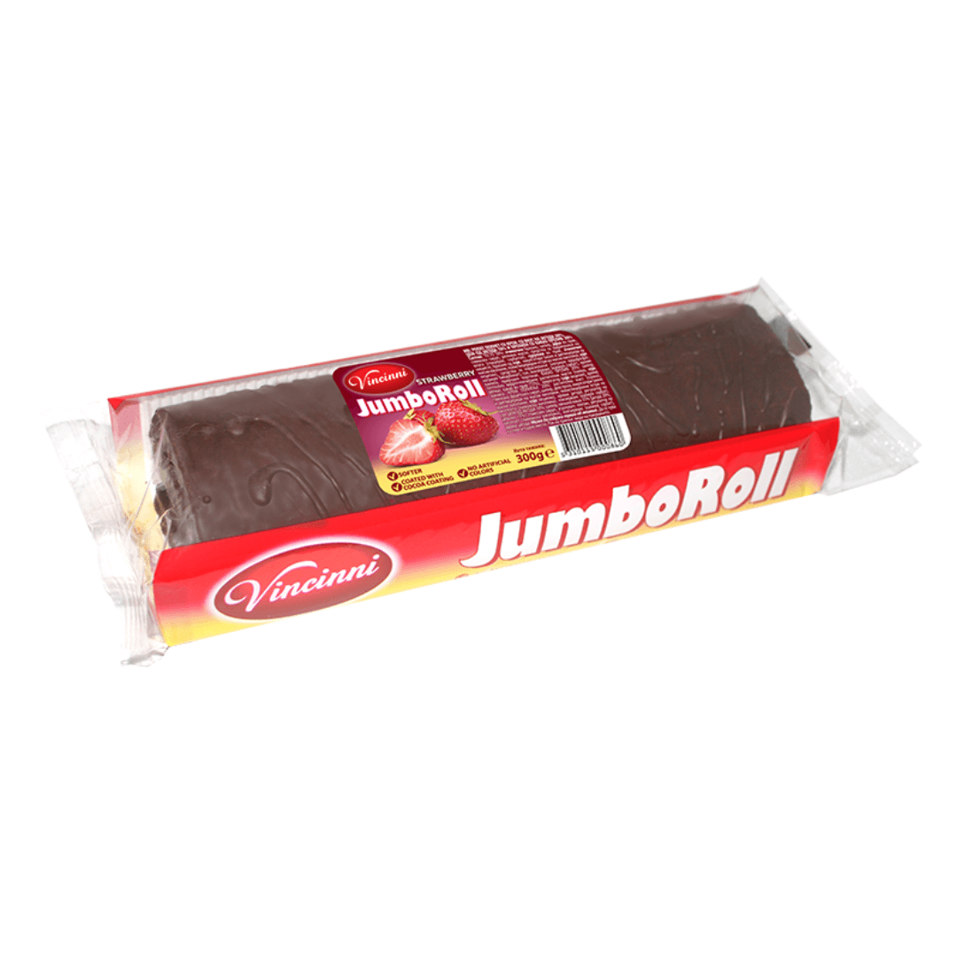 Vincinni Chocolate Roll Strawberry 300g