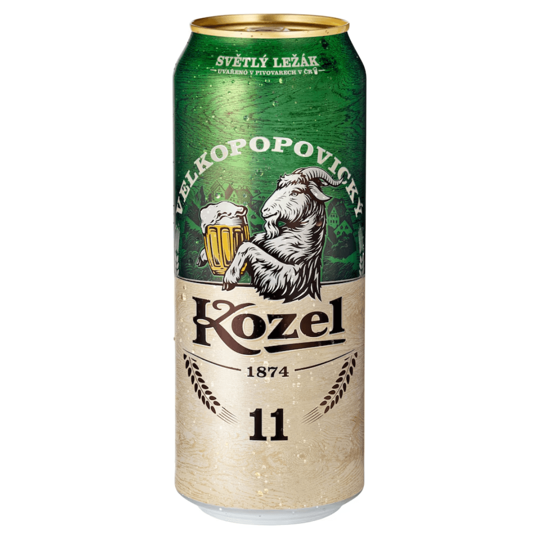 Velkopopovický Kozel 11 pivo ležák světlý 500ml
