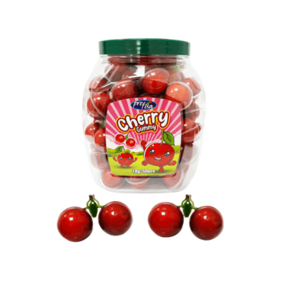 Cherry Třešeň Jelly Gummy 18g × 50 – Ovocné želé bonbony s třešňovou příchutí