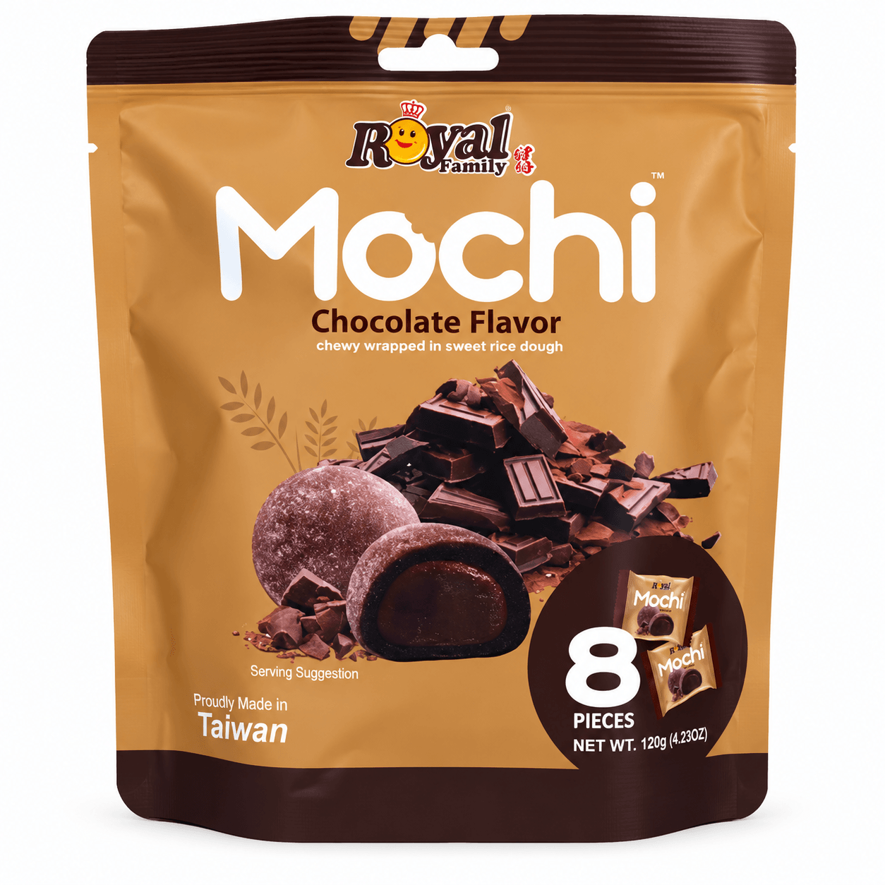 Royal Family Mochi s čokoládovou příchutí 120g