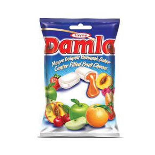 Tayas Damla Soft Candy With Fruit 90g