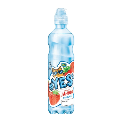 Dobrá voda YESs Minerální voda jahoda neperlivá 500ml PET