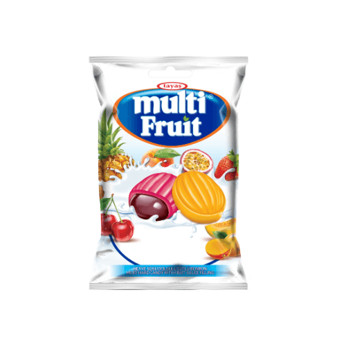 Tayas Multi Fruit mléčné bonbóny s ovocnou šťávou 1kg