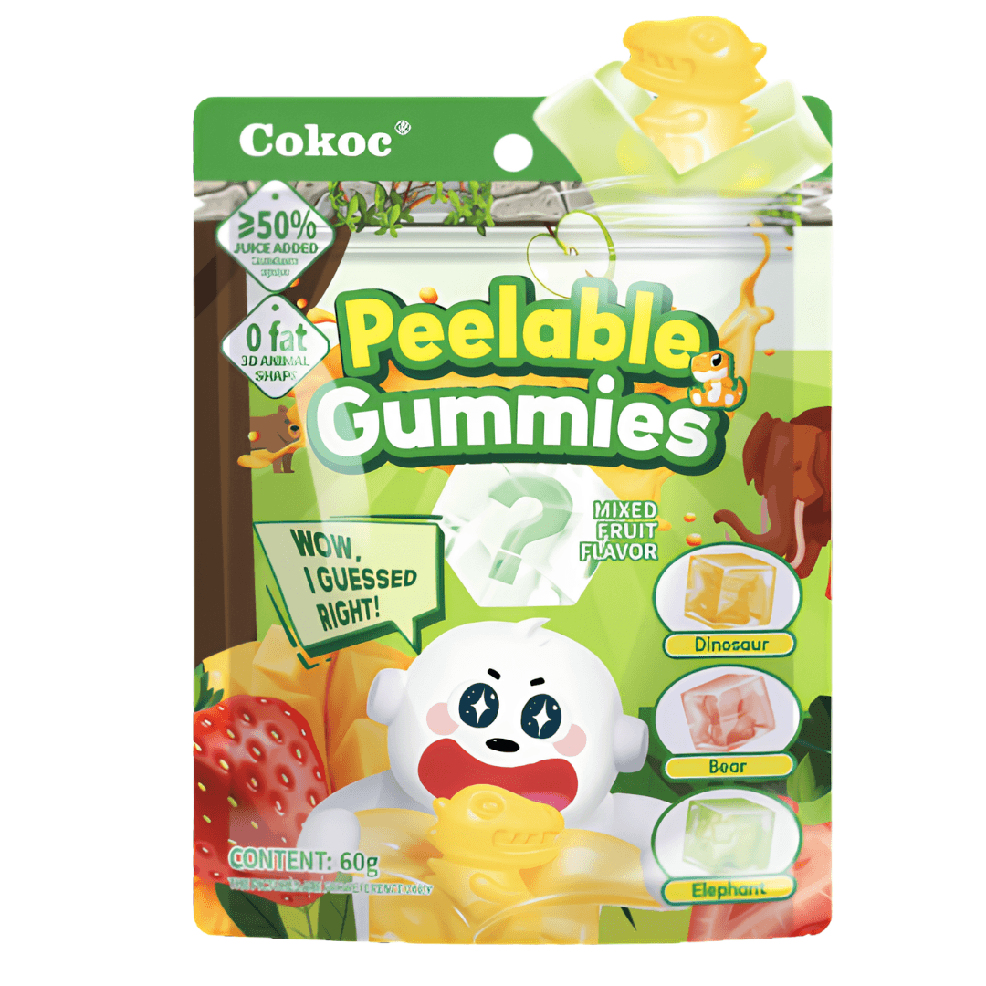 Cokoc Peelable Gummies Mixed Fruit 60g