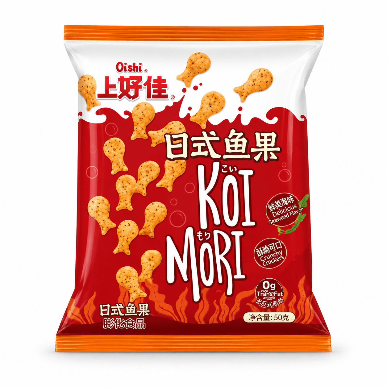 Oishi Sweet & Spicy Japanese Fish Cracker 50g