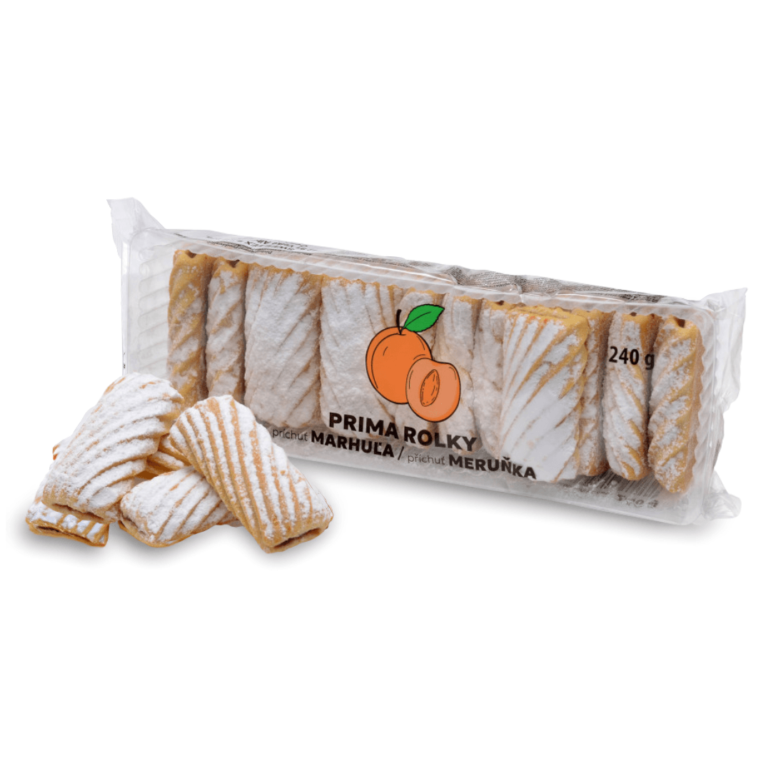 Prima Rolky Meruňka 240g