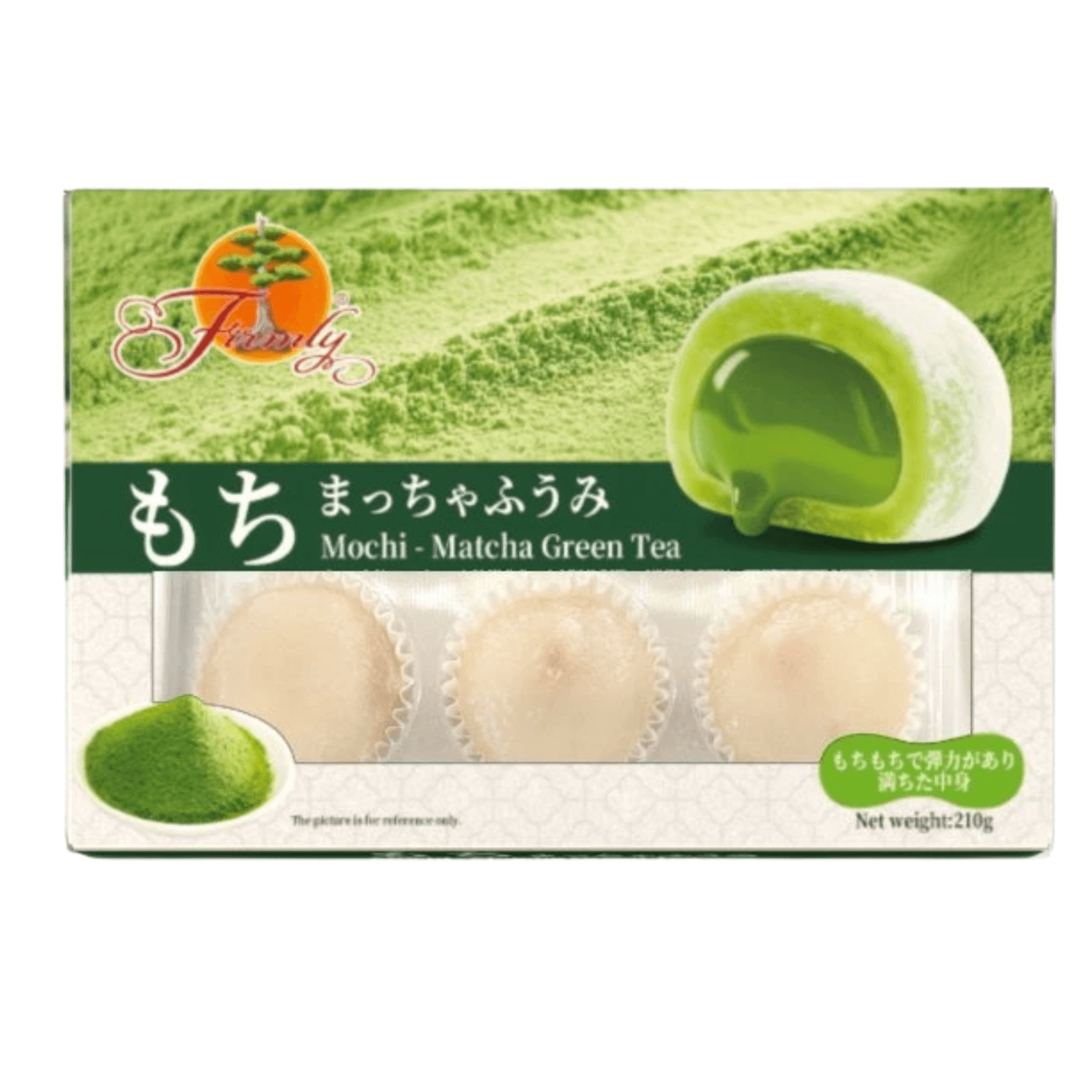 Firmly Rýžové koláčky mochi - matcha green tea 210g