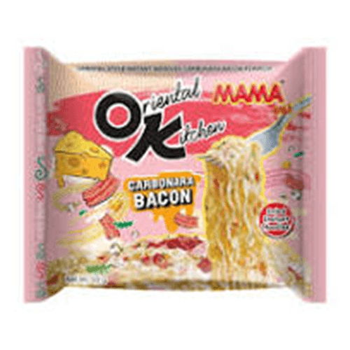 Mama OK Restované nudle Carbonara se slaninou 85g