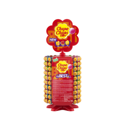 Chupa Chups Wheel 200 ks – Dispenzor s lízátky v mixu příchutí