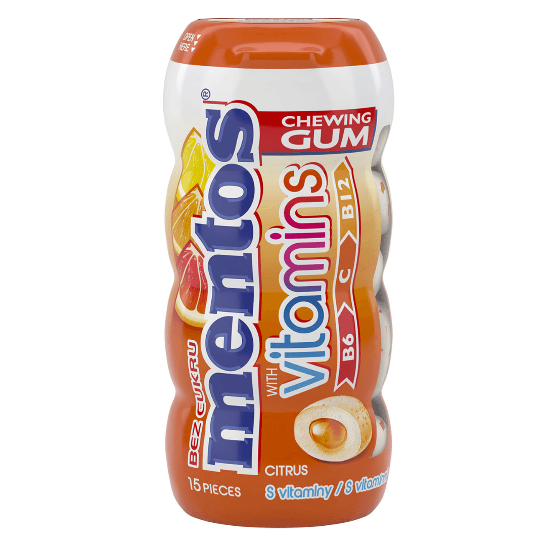 Mentos Gum dóza Fresh Vitamins 52g