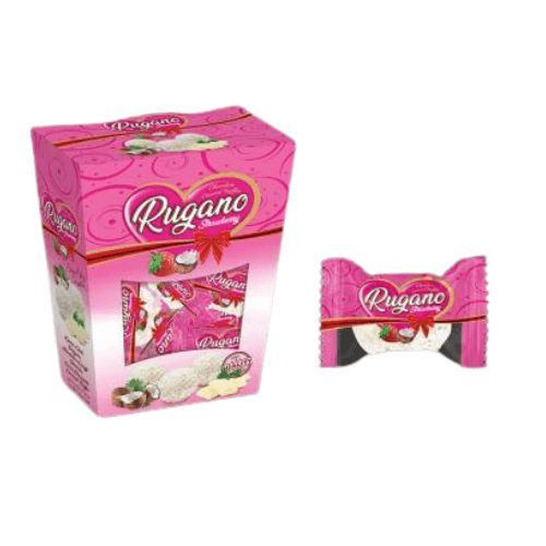 RUGANO Strawberry Chocolate Coconut Truffles 250g