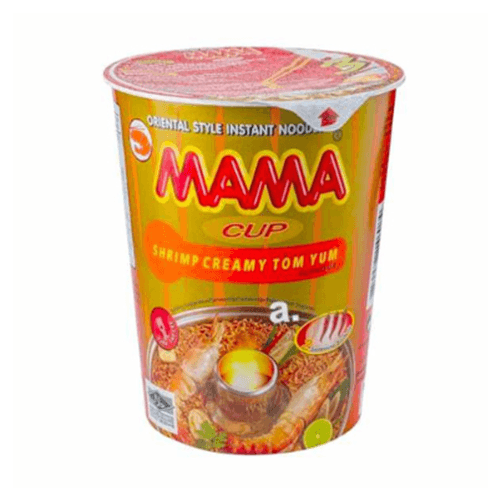 MAMA Tom Yum krémová v kelímku 70g – Autentická thajská chuť