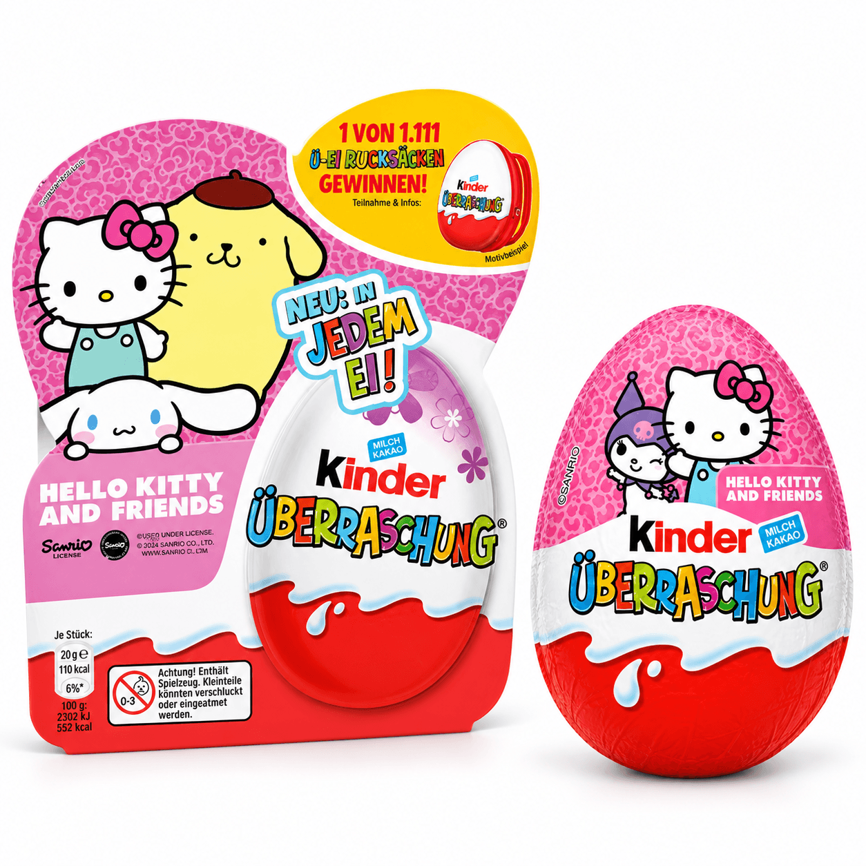 Kinder Surprise Hello Kitty 4 x 20g