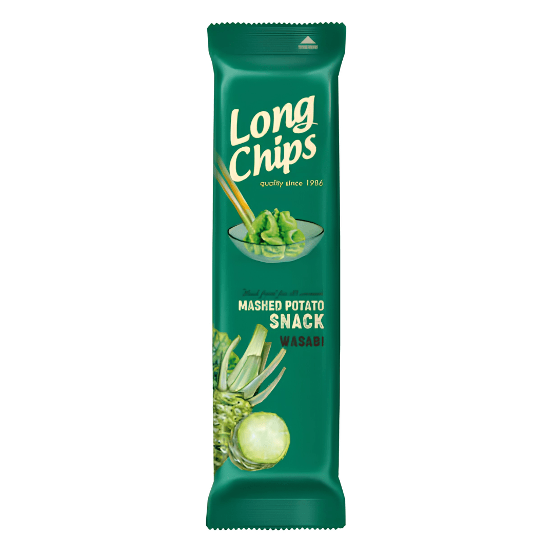 Long Chips Bramborový snack Wasabi 75 g