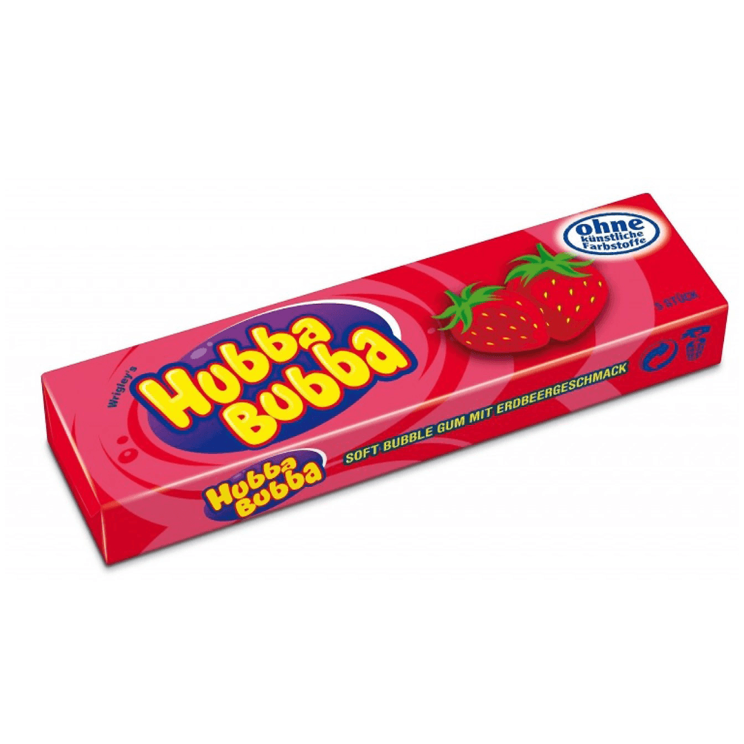 Wrigley's Hubba Bubba Žvýkačky jahoda 35g