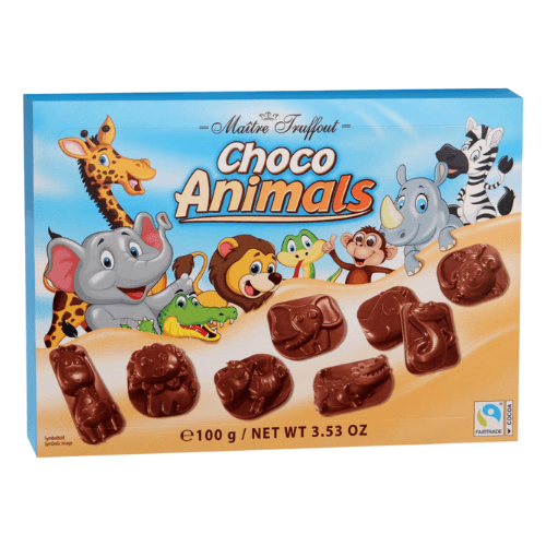 Maitre Truffout Choco Animals čokoládová zvířátka 100g