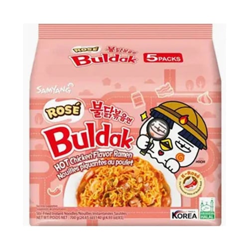 Samyang Buldak Ramen Rose Hot Chicken 140g