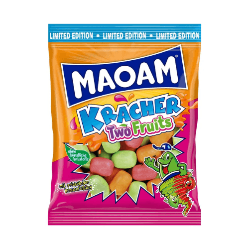Maoam Kracher Two Fruits ovocné žvýkací bonbony 200 g
