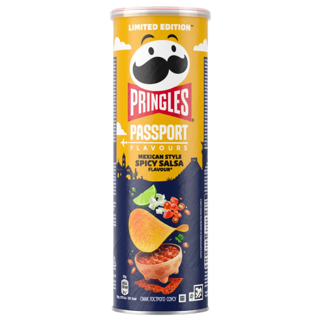 Pringles Mexican Style Spicy Salsa 165g