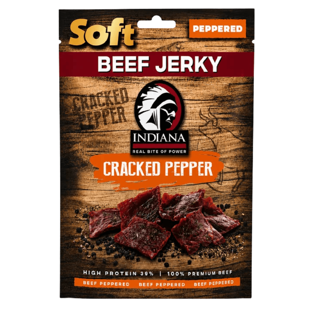 Indian Jerky Beef SOFT Peppered 20g
