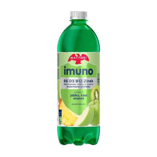 Mattoni Imuno Minerální voda jablko+kiwi+ananas jemně perlivá 700ml PET