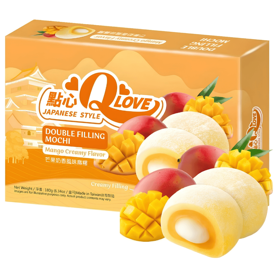 QLove Creamy Mango Double Filling Mochi 180g