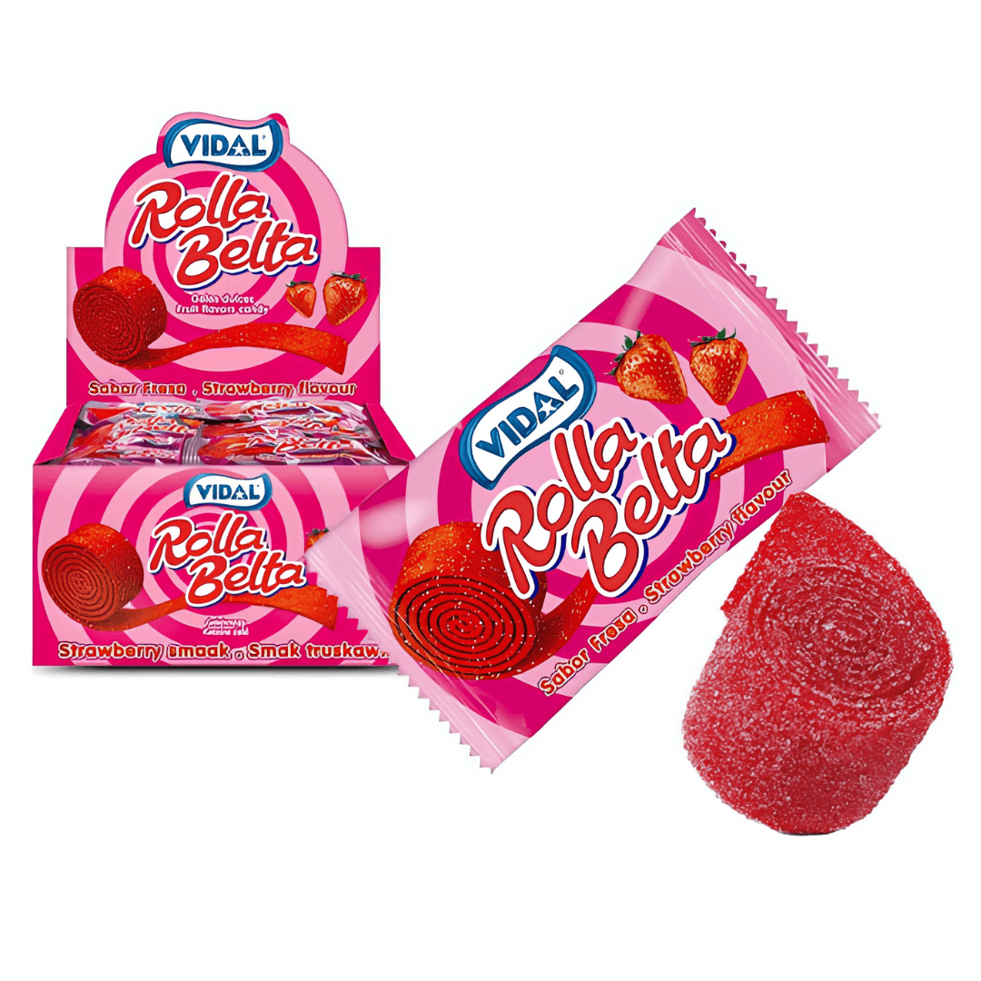 Vidal Rolla Belta Strawberry 20g