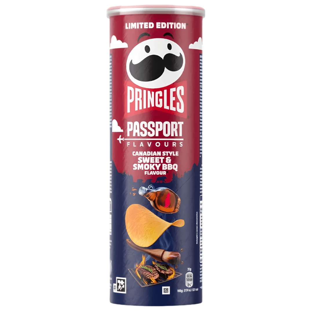 Pringles Canadian Style Smoky BBQ 165g
