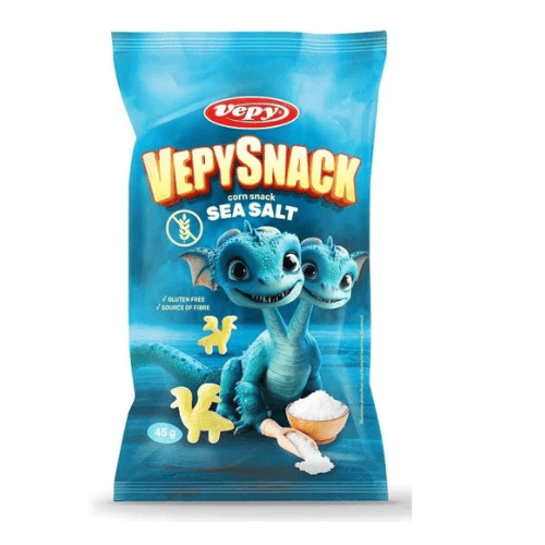 Vepysnack Kukuřičný snack s mořskou solí bez lepku 45g