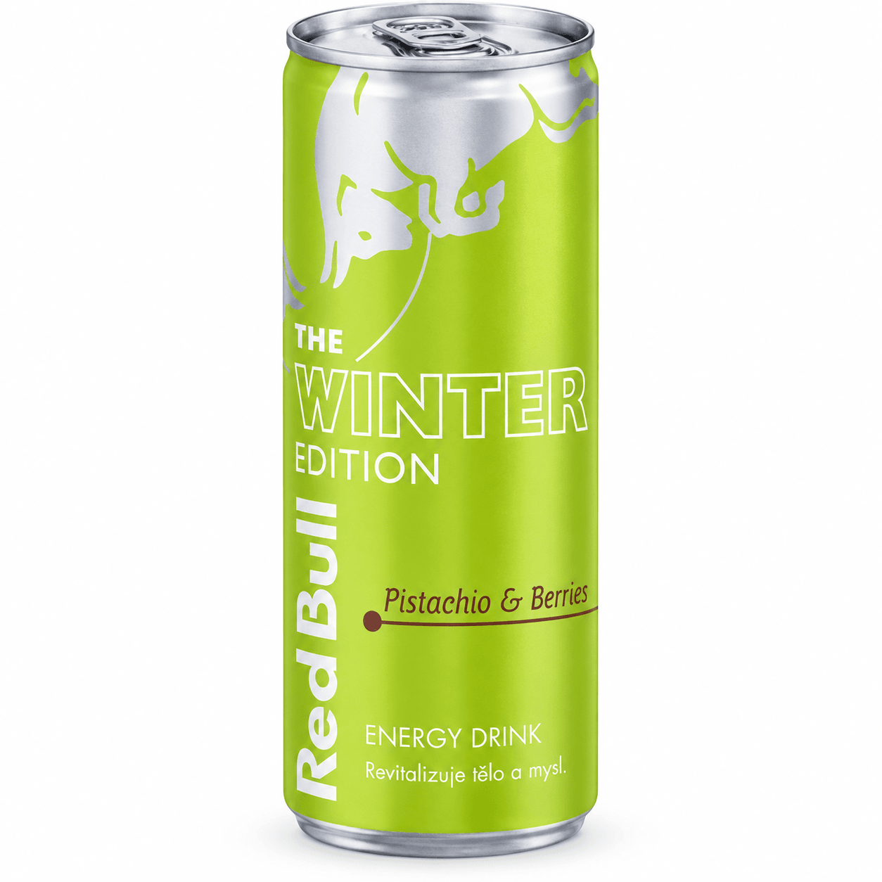 Red Bull Energetický nápoj Winter edition Pistachio+Berries 250 ml plech