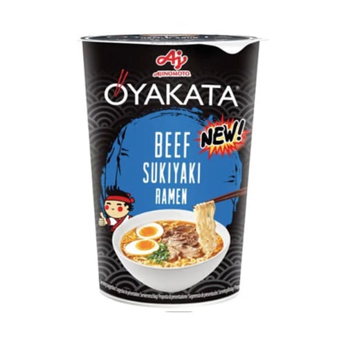OYAKATA Instantní Nudle S Příchutí Sukiyaki Beef (Kelímek) 63,5g