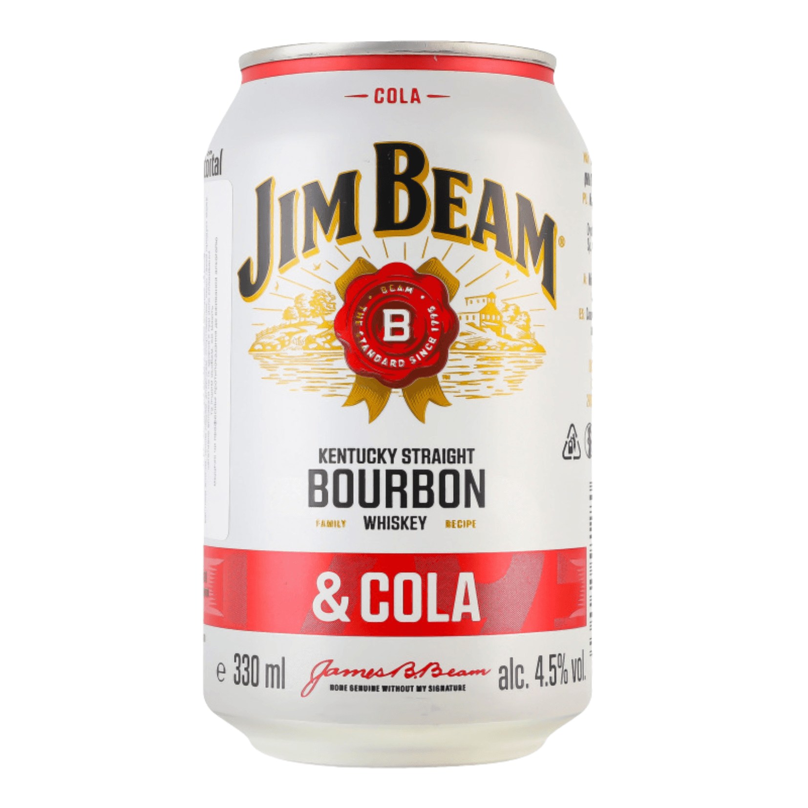 Jim Beam Ready To Drink 4,5 % 330 ml