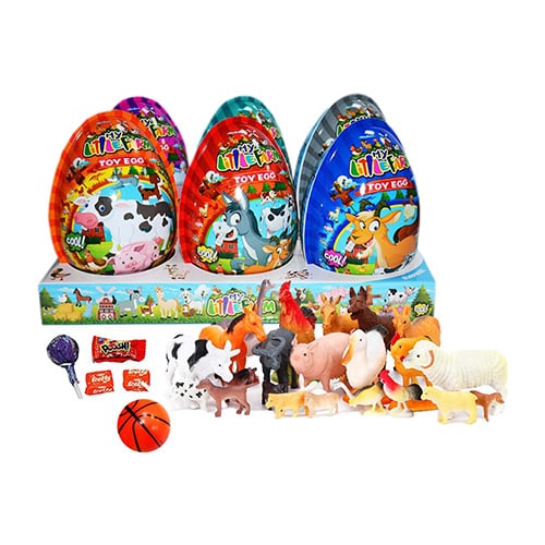 XXXL My Little Farm Egg Toys 4 in 1 20g x 6