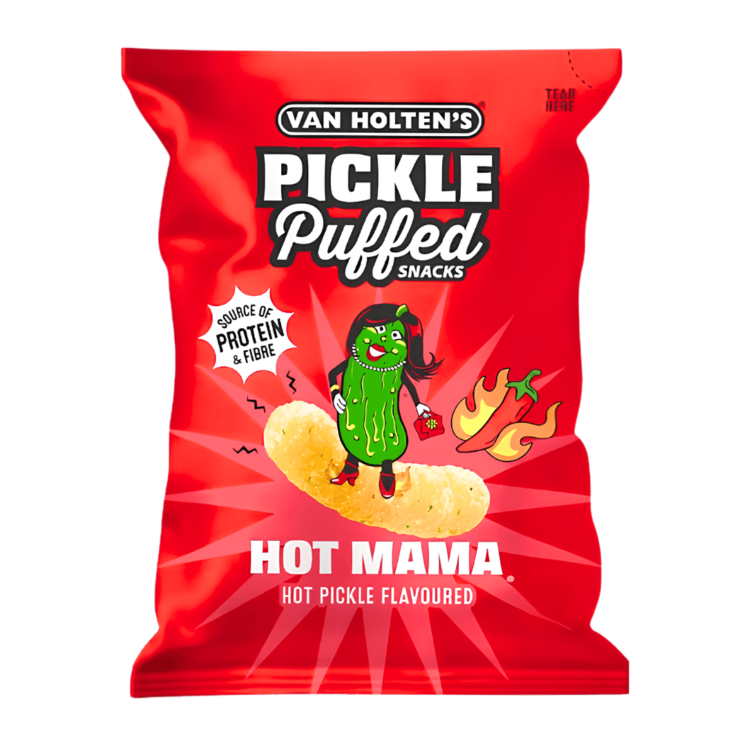 Van Holten's Hot Mama Pickle Puffs Snack 90g