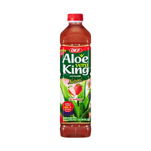 OKF Aloe vera King Jahoda nápoj 0.5L PET