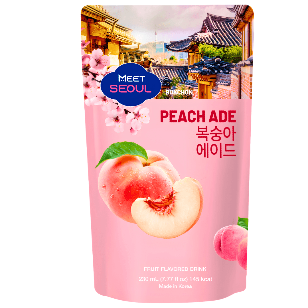 Meet Seoul Ade Peach Korea nápoj 230 ml